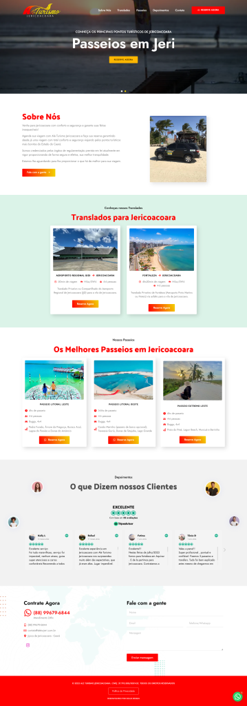 Criação de Site Alê Turismo