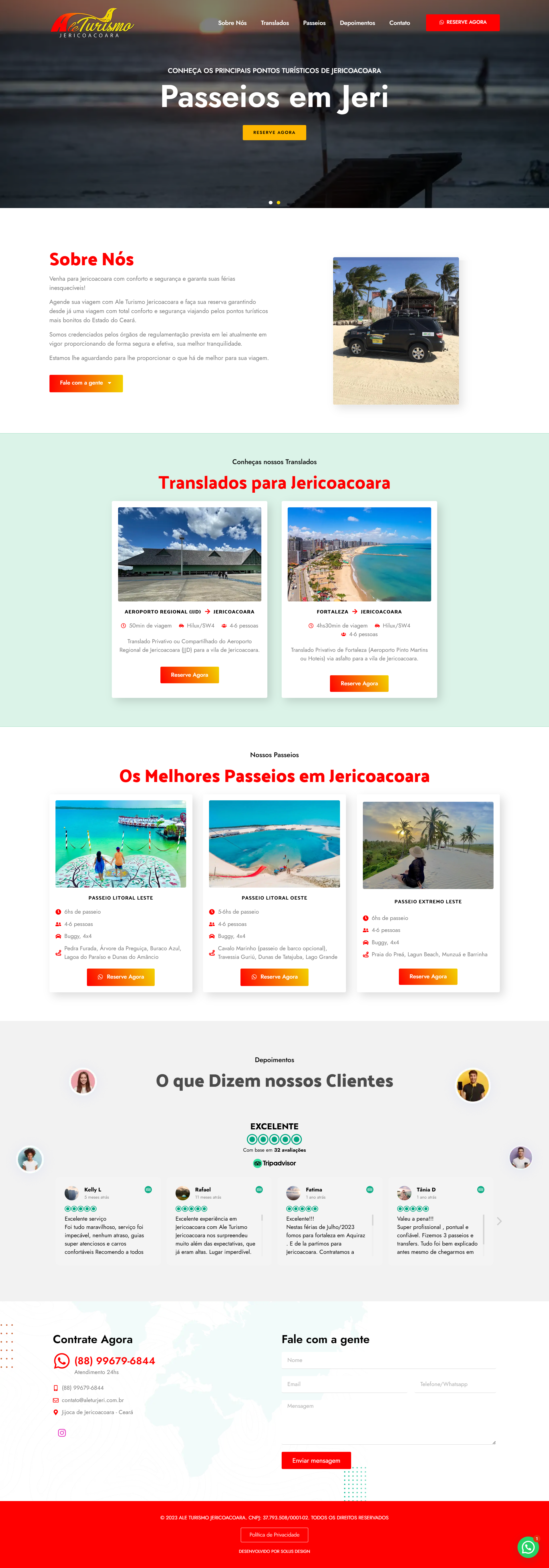 Criação de Site Alê Turismo