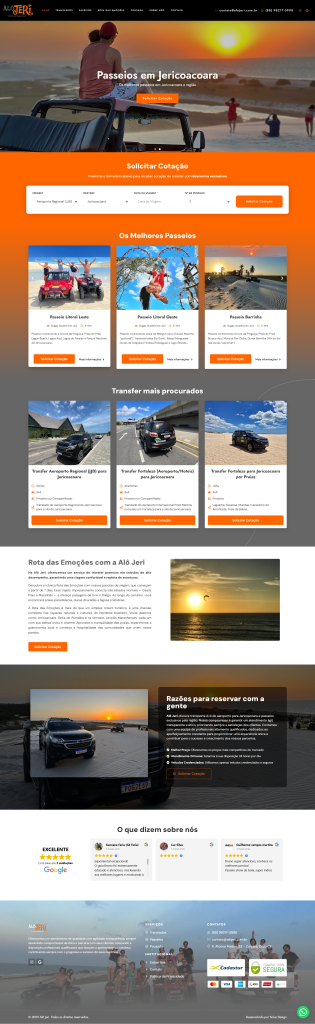 Criação de Site Alô Jeri
