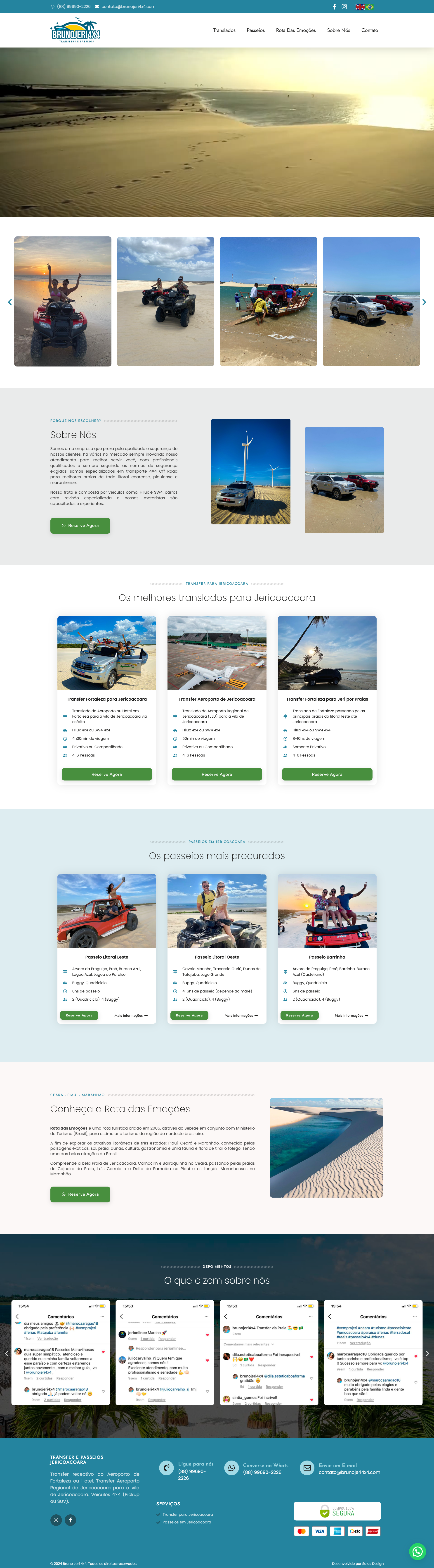 Criação de Site Bruno Jeri 4x4