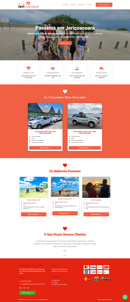 Criação de Site Direto para Jericoacoara