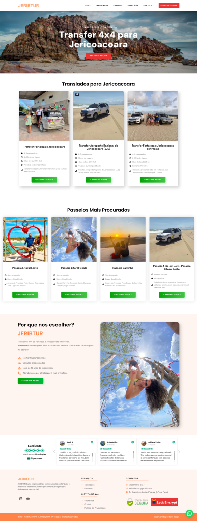 Criação de Site Jeri B Tur