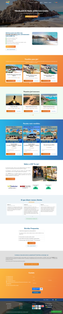 Criação de Site MW Tur Jeri