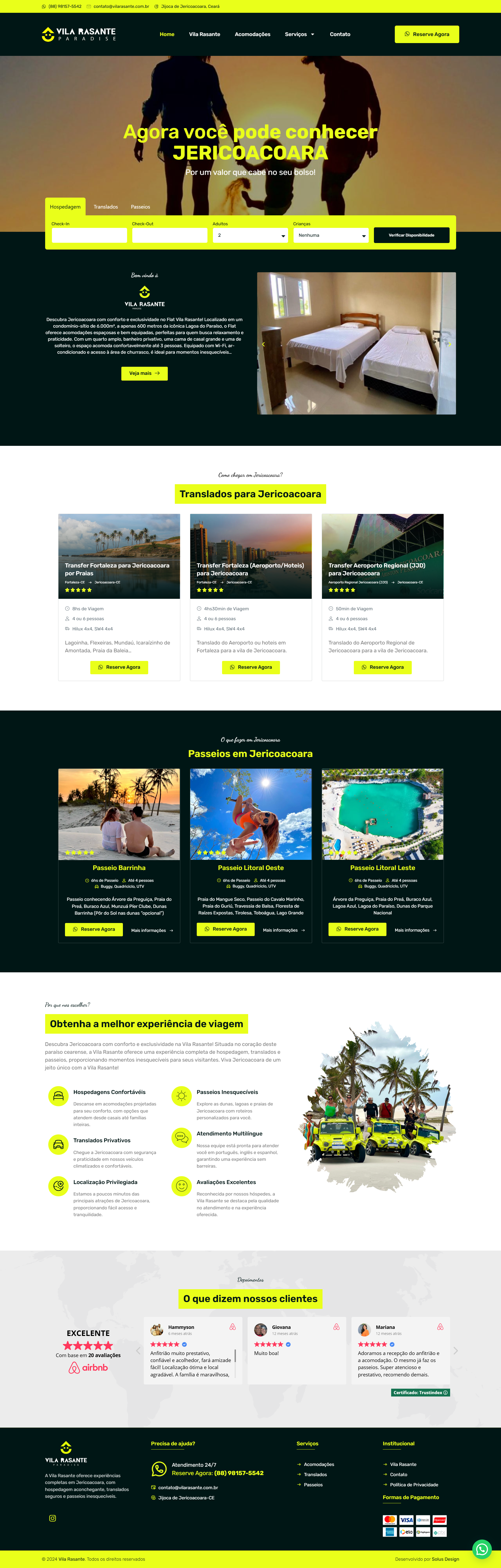 Criação de Site Vila Rasante